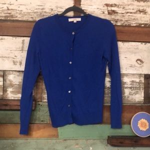SOLD Blue Cardigan